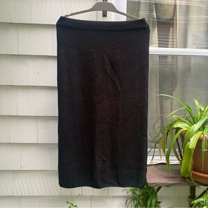 Everlane organic cotton midi skirt